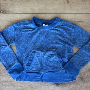 All in Motion Blue Patterned Kids Sweatshirt